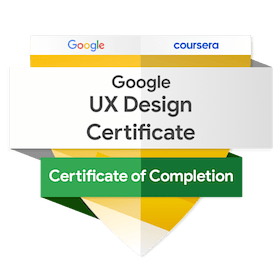 google ux design certificate
