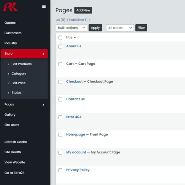 custom dashboard